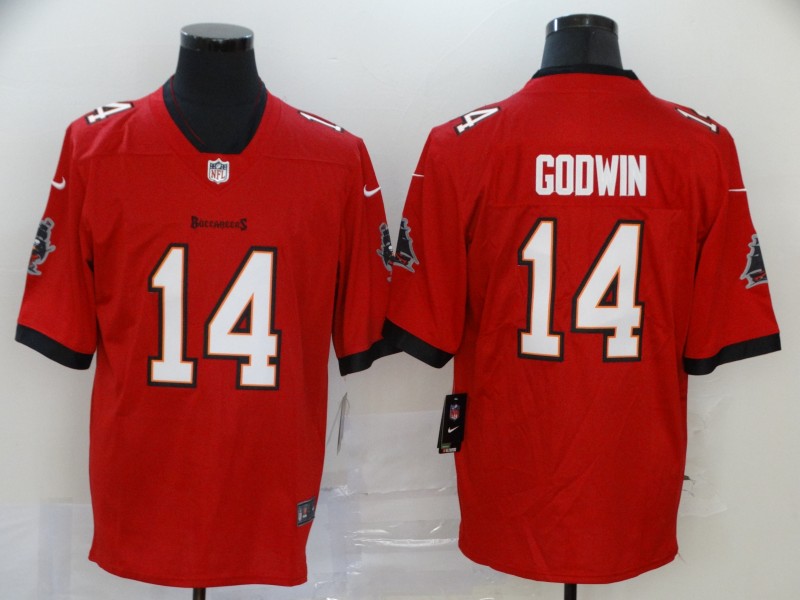 Men Tampa Bay Buccaneers 14 Godwin red New Nike Limited Vapor Untouchable NFL Jerseys